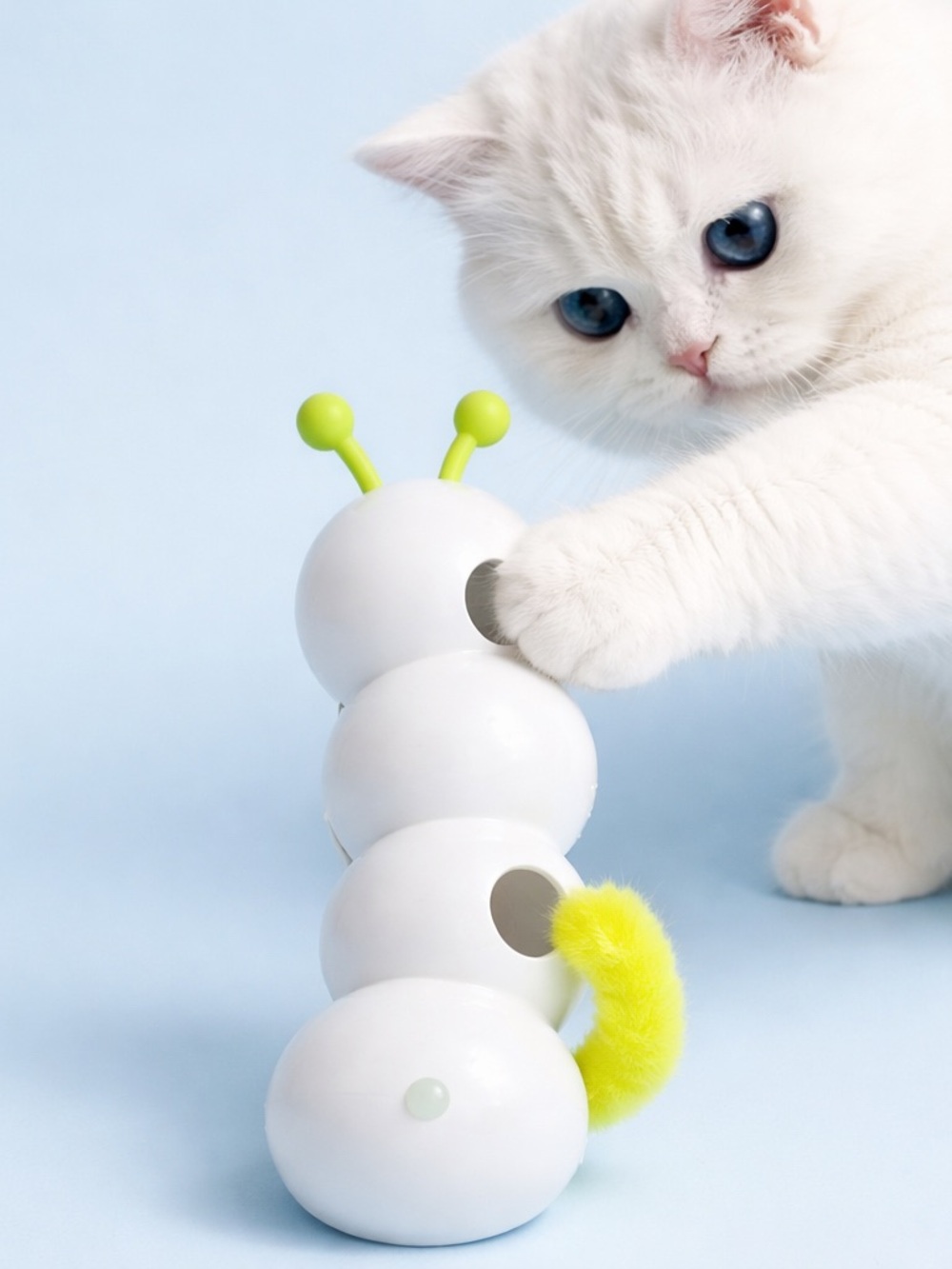 PlayPawz Interactive Caterpillar Smart Cat Toy